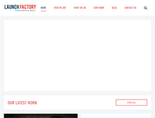 Tablet Screenshot of launchfactory.co.za
